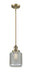 Innovations - 201S-BB-G262-LED - LED Mini Pendant - Franklin Restoration - Brushed Brass