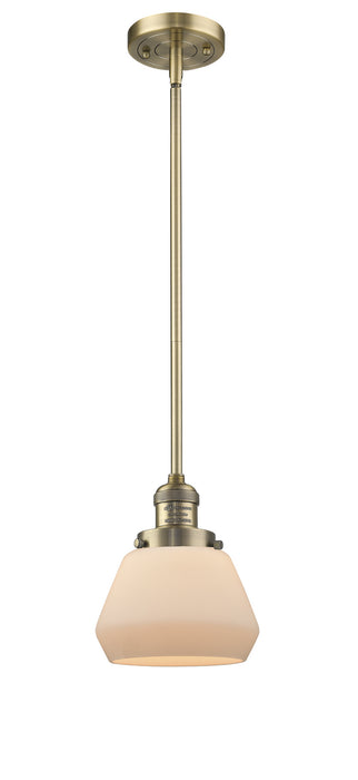 Innovations - 201S-BB-G171-LED - LED Mini Pendant - Franklin Restoration - Brushed Brass