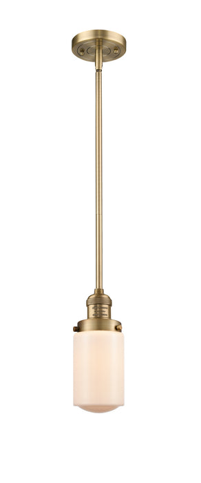 Innovations - 201S-BB-G311 - One Light Mini Pendant - Franklin Restoration - Brushed Brass
