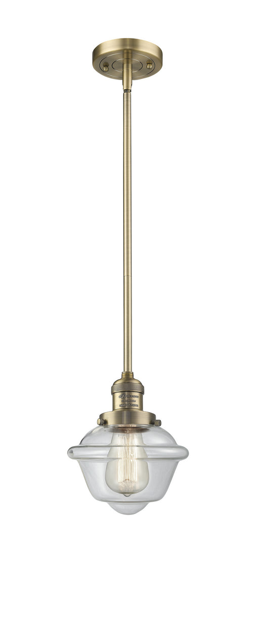 Innovations - 201S-BB-G532 - One Light Mini Pendant - Franklin Restoration - Brushed Brass