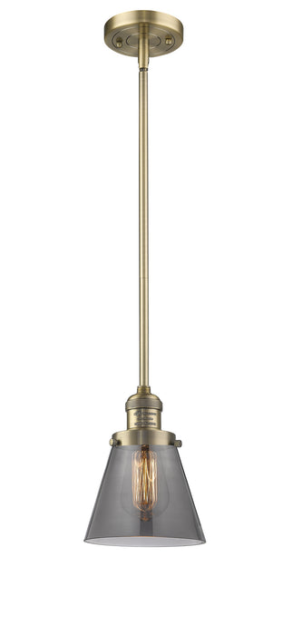 Innovations - 201S-BB-G63-LED - LED Mini Pendant - Franklin Restoration - Brushed Brass