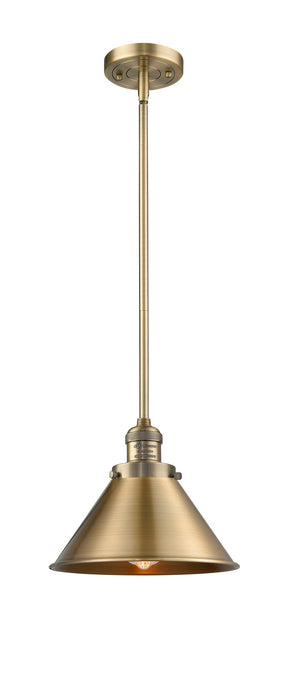 Innovations - 201S-BB-M10-BB - One Light Mini Pendant - Franklin Restoration - Brushed Brass