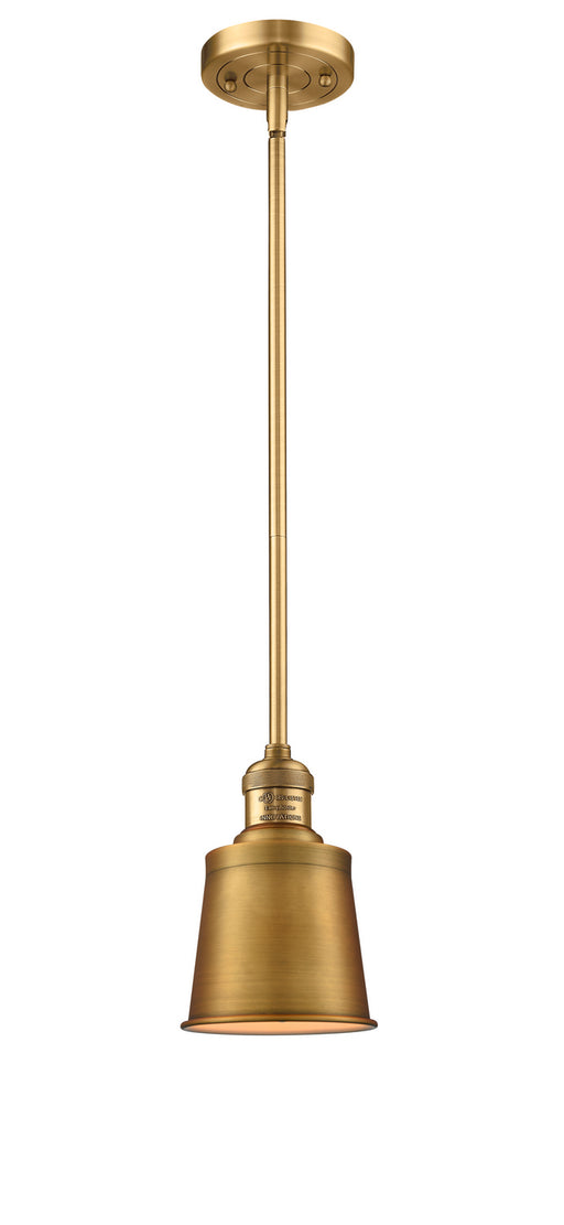 Innovations - 201S-BB-M9-BB-LED - LED Mini Pendant - Franklin Restoration - Brushed Brass