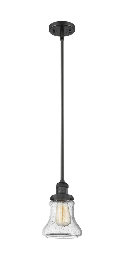 Innovations - 201S-BK-G194-LED - LED Mini Pendant - Franklin Restoration - Matte Black