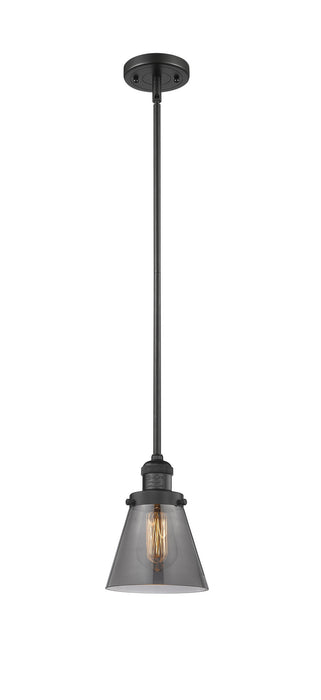 Innovations - 201S-BK-G63 - One Light Mini Pendant - Franklin Restoration - Matte Black