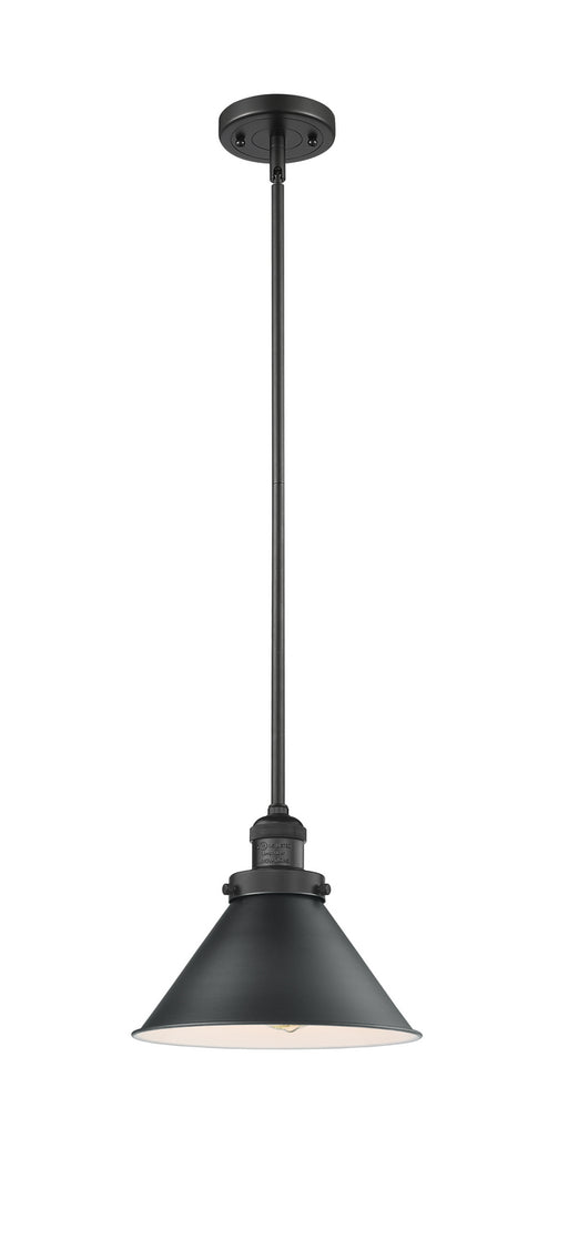 Innovations - 201S-BK-M10-BK-LED - LED Mini Pendant - Franklin Restoration - Matte Black