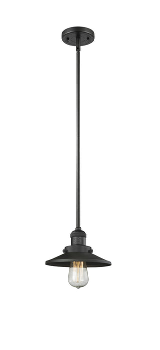 Innovations - 201S-BK-M6-LED - LED Mini Pendant - Franklin Restoration - Matte Black