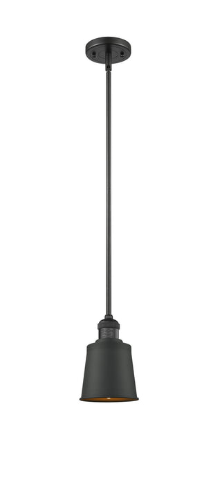 Innovations - 201S-BK-M9-BK-LED - LED Mini Pendant - Franklin Restoration - Matte Black