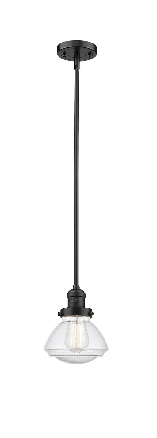 Innovations - 201S-OB-G324 - One Light Mini Pendant - Franklin Restoration - Oil Rubbed Bronze