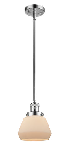 Franklin Restoration One Light Mini Pendant Polished Chrome