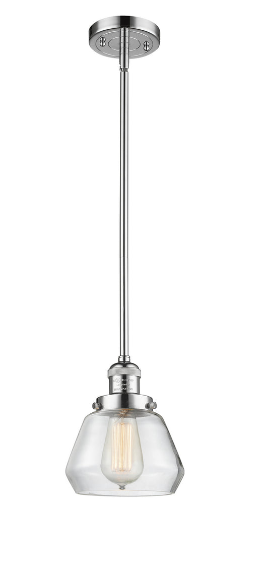 Innovations - 201S-PC-G172 - One Light Mini Pendant - Franklin Restoration - Polished Chrome