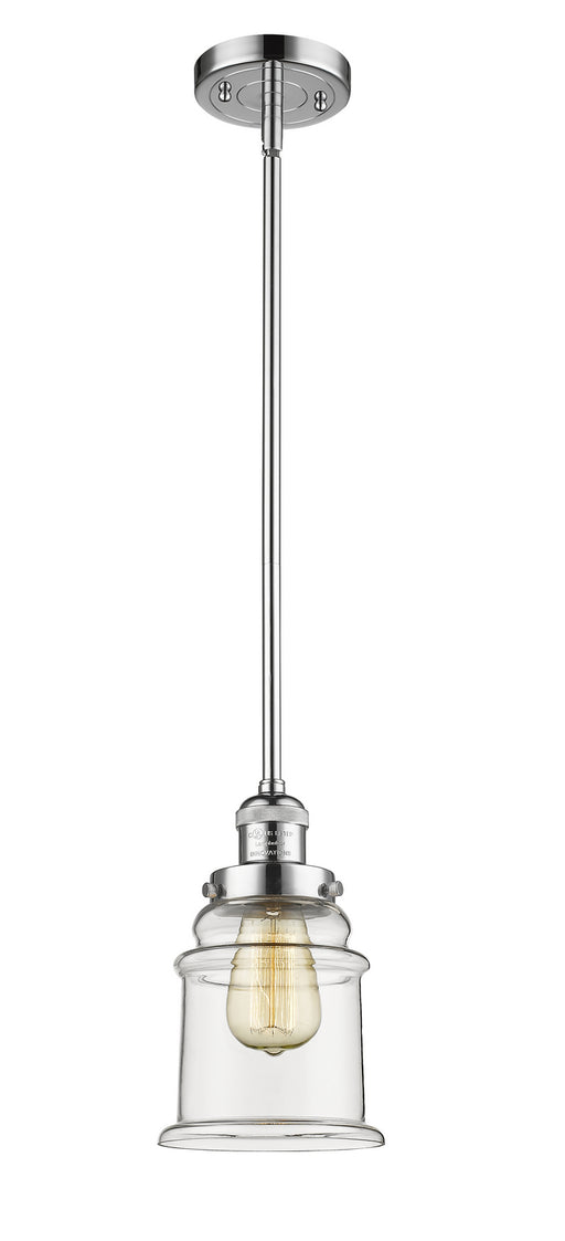 Innovations - 201S-PC-G182-LED - LED Mini Pendant - Franklin Restoration - Polished Chrome