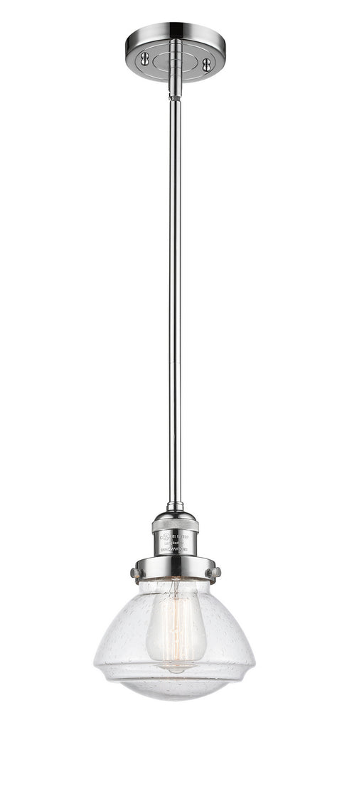 Innovations - 201S-PC-G324 - One Light Mini Pendant - Franklin Restoration - Polished Chrome