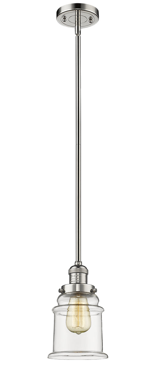 Innovations - 201S-PN-G182-LED - LED Mini Pendant - Franklin Restoration - Polished Nickel