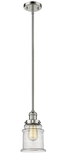 Innovations - 201S-PN-G184-LED - LED Mini Pendant - Franklin Restoration - Polished Nickel