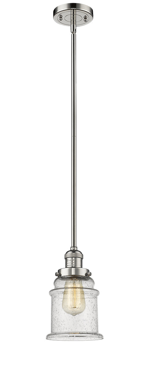 Innovations - 201S-PN-G184-LED - LED Mini Pendant - Franklin Restoration - Polished Nickel