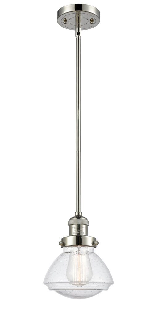 Innovations - 201S-PN-G324 - One Light Mini Pendant - Franklin Restoration - Polished Nickel