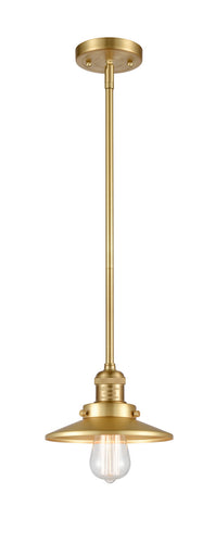 Franklin Restoration LED Mini Pendant Satin Gold