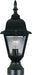 Maxim - 3006CLBK - One Light Outdoor Pole/Post Lantern - Builder Cast - Black