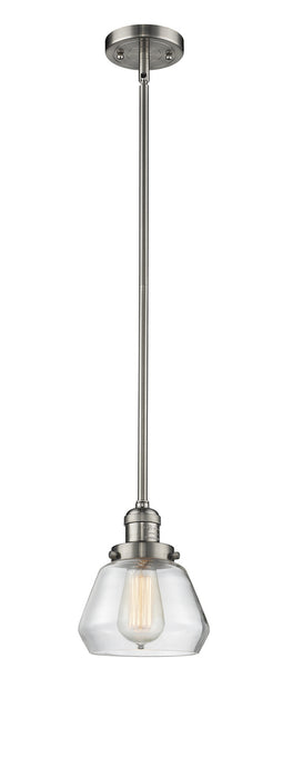 Innovations - 201S-SN-G172-LED - LED Mini Pendant - Franklin Restoration - Brushed Satin Nickel