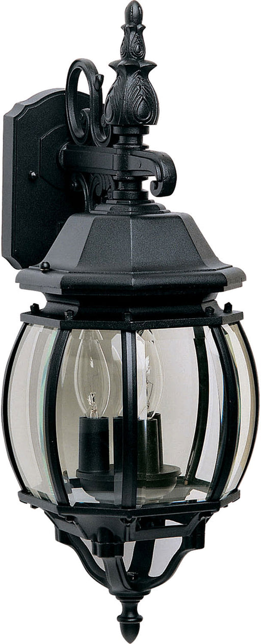 Maxim - 1034BK - Three Light Outdoor Wall Lantern - Crown Hill - Black