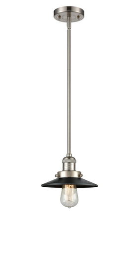 Franklin Restoration One Light Mini Pendant Brushed Satin Nickel