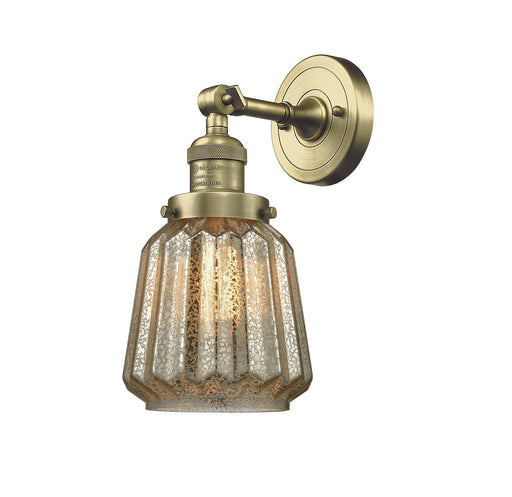 Innovations - 203-AB-G146-LED - LED Wall Sconce - Franklin Restoration - Antique Brass