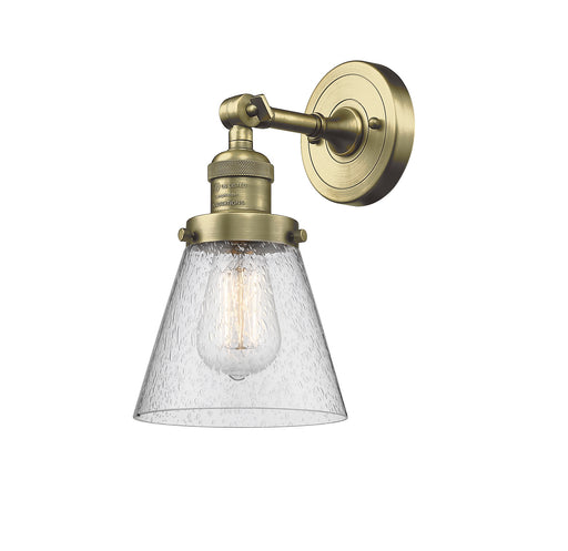 Innovations - 203-AB-G64-LED - LED Wall Sconce - Franklin Restoration - Antique Brass