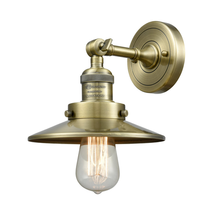 Innovations - 203-AB-M4 - One Light Wall Sconce - Franklin Restoration - Antique Brass