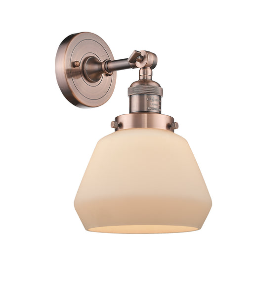 Innovations - 203-AC-G171-LED - LED Wall Sconce - Franklin Restoration - Antique Copper