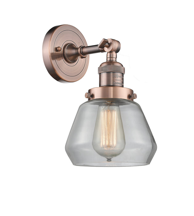 Innovations - 203-AC-G172-LED - LED Wall Sconce - Franklin Restoration - Antique Copper