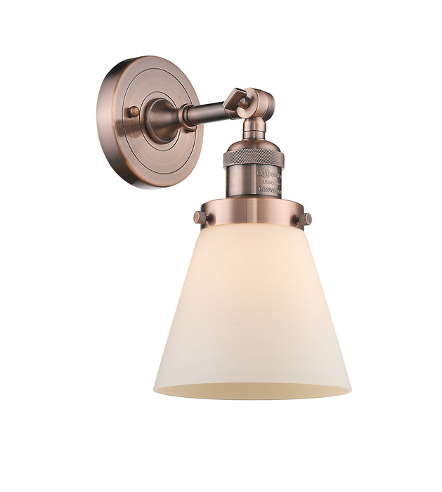 Innovations - 203-AC-G61-LED - LED Wall Sconce - Franklin Restoration - Antique Copper