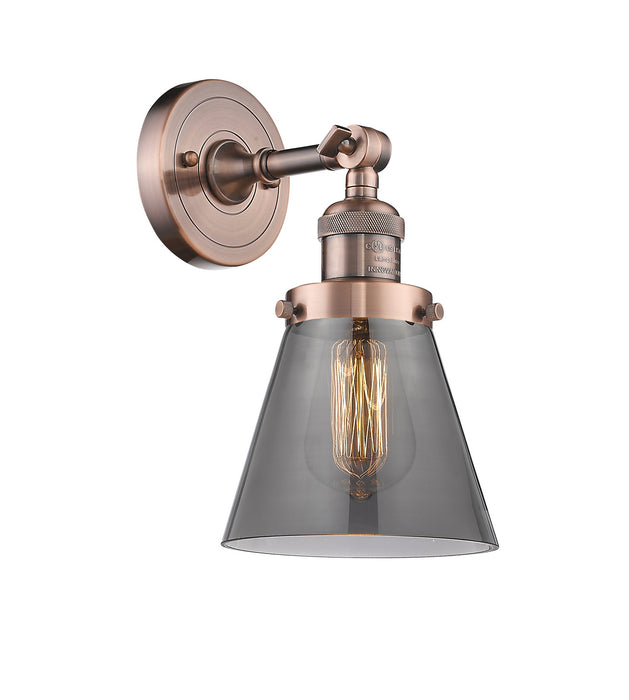 Innovations - 203-AC-G63-LED - LED Wall Sconce - Franklin Restoration - Antique Copper