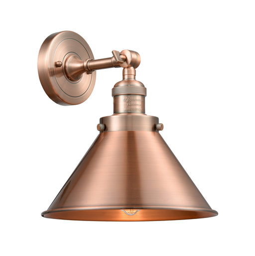 Innovations - 203-AC-M10-AC - One Light Wall Sconce - Franklin Restoration - Antique Copper