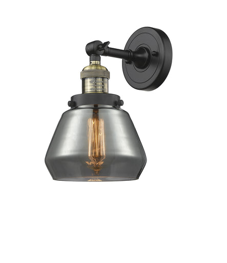 Franklin Restoration LED Wall Sconce Black Antique Brass