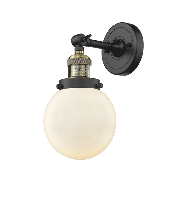 Innovations - 203-BAB-G201-6-LED - LED Wall Sconce - Franklin Restoration - Black Antique Brass