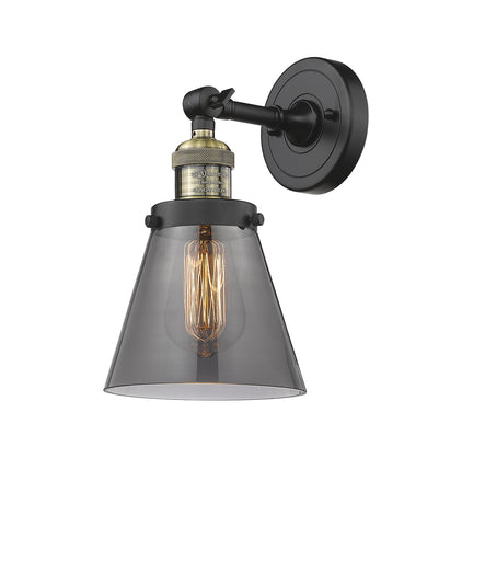 Franklin Restoration LED Wall Sconce Black Antique Brass