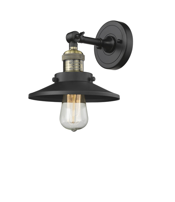 Innovations - 203-BAB-M6-LED - LED Wall Sconce - Franklin Restoration - Black Antique Brass