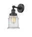 Innovations - 203-BK-G184 - One Light Wall Sconce - Franklin Restoration - Matte Black