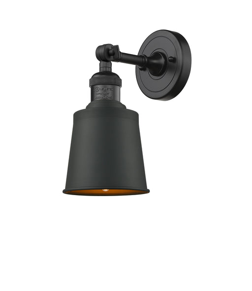 Innovations - 203-BK-M9-BK - One Light Wall Sconce - Franklin Restoration - Matte Black