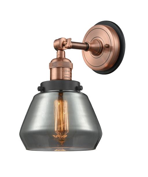 Innovations - 203BP-ACBK-G173 - One Light Wall Sconce - Franklin Restoration - Antique Copper