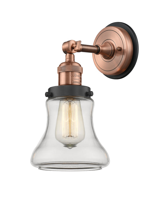 Innovations - 203BP-ACBK-G192 - One Light Wall Sconce - Franklin Restoration - Antique Copper