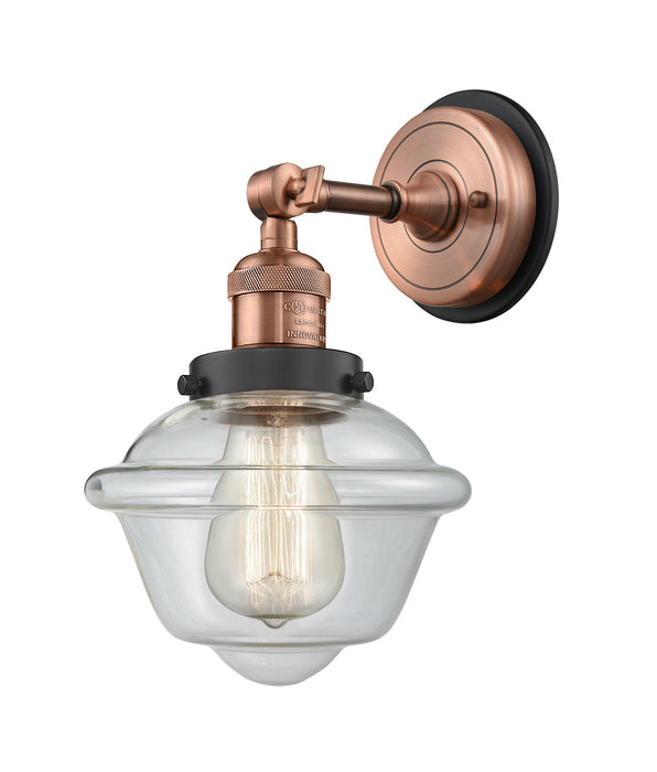 Innovations - 203BP-ACBK-G532 - One Light Wall Sconce - Franklin Restoration - Antique Copper