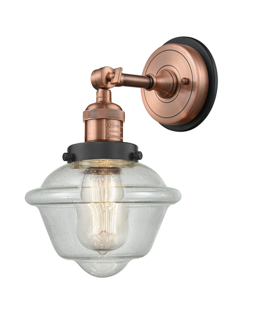 Innovations - 203BP-ACBK-G534 - One Light Wall Sconce - Franklin Restoration - Antique Copper