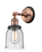 Innovations - 203BP-ACBK-G54 - One Light Wall Sconce - Franklin Restoration - Antique Copper