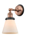 Innovations - 203BP-ACBK-G61 - One Light Wall Sconce - Franklin Restoration - Antique Copper