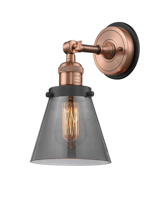 Innovations - 203BP-ACBK-G63 - One Light Wall Sconce - Franklin Restoration - Antique Copper