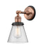 Innovations - 203BP-ACBK-G64 - One Light Wall Sconce - Franklin Restoration - Antique Copper