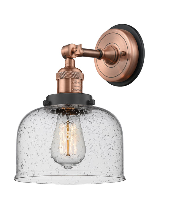 Innovations - 203BP-ACBK-G74 - One Light Wall Sconce - Franklin Restoration - Antique Copper