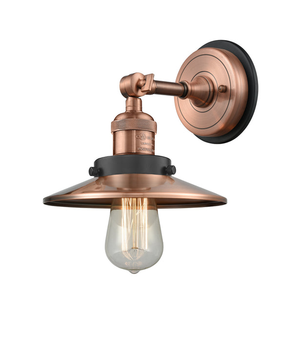 Innovations - 203BP-ACBK-M3-AC - One Light Wall Sconce - Franklin Restoration - Antique Copper